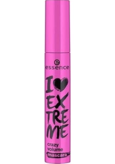 Essence I Love Extreme Crazy Vol Hacim Veren Maskara Siyah