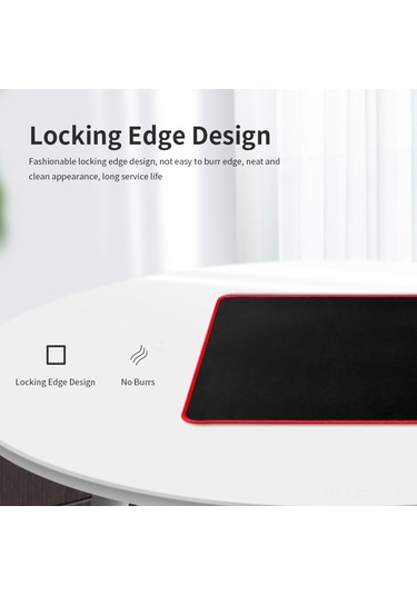 Ruicoo Ofis Ve Oyun İçin Kaymaz Kauçuk Mouse Pad - Dayanıklı Ve Kolay Temizlenebilir