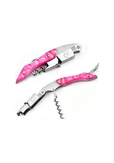 Primepickings Beyaz Renkli Pratik Şişe Açacağı - Şarap Ve Bira Kapakları İçin Taşınabilir Korteks Beyaz