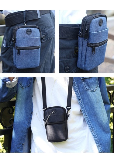 Su Geçirmez Çapraz Telefon Çantası - Küçük Ve Pratik Cep Çantası, Mini Boy Fonksiyonel Aksesuar, Günlük Kullanım İçin Şık Ve Dayanıklı Gri