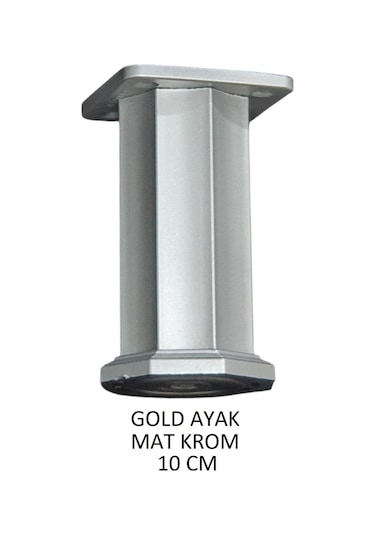 Gold Ayak 10cm Vidalar Dahil Mat Krom Mat Krom