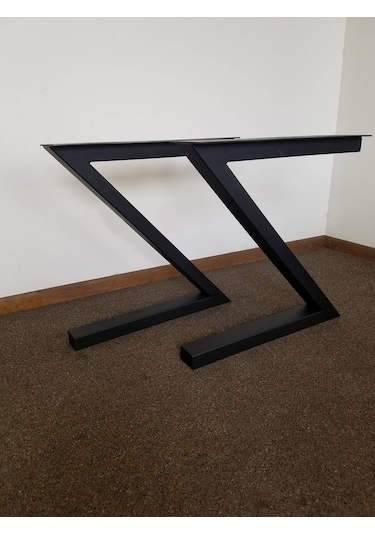 Masa Ayağı Metal Yemek Ofis Çalışma Masası Ayağı Siyah