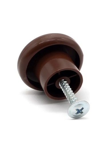 Smikov Mobilya İçin Evrensel Düğme 15 Adet 444211737 Kahverengi