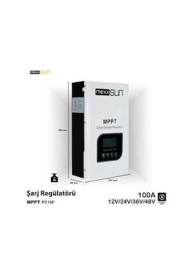 Pc18f 100a Mppt 12/24/48v