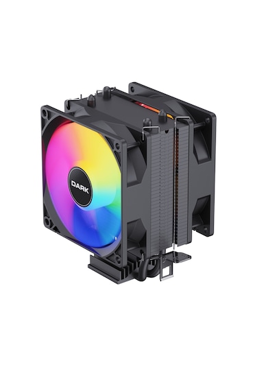 Dark Freezer X94Rd. 2X92Mm 4Pin Pwm Kırmızı Led Fanlı Dkccx94Rd
