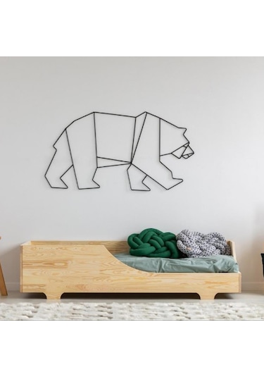 Markaawm Markaawm Unisex Montessori Yatak Karyola Ahşap Beşik