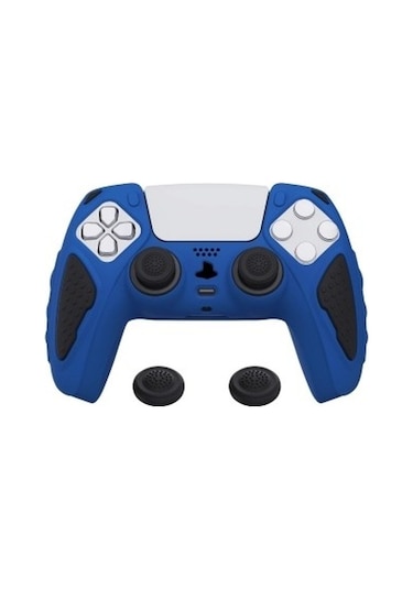 Ps5 Joystick Kol Silikon Kılıf Analog Koruyucu Set Mavi