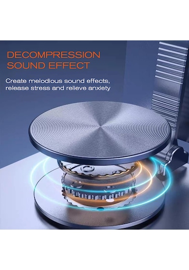 Yunboo 360 Dönebilen Katlanabilir Metal Telefon & Tablet Standı - Gri Siyah