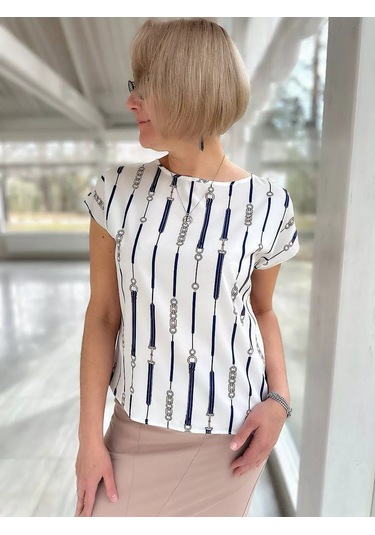 Nıka & Collectıon Ceket Altı Giyilebilen Kısa Kollu Bluz 221901284