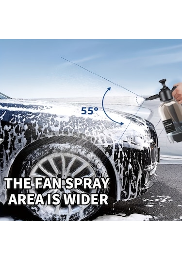 Tcherchı 2 L Ayarlanabilir Nozul El Tipi Yüksek Basınçlı Su Püskürtücü Siyah