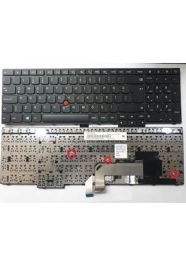 Lenovo Uyumlu Thinkpad 20H5S01B00 20J8S0Cs00 Klavye K-L55