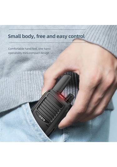 Yunboo Yetişkinler İçin 16 Kanallı Uhf Telsiz - Fm Alıcı-verici, Şarj Edilebilir Bataryalı