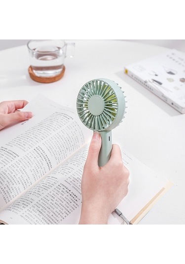 Yingfu Şarjlı Yeni Taşınabilir Ofis Masaüstü Fanı Beyaz, Kompakt, Hava Sirkülasyonu Sağlayan, Usb Şarjlı, Ofis Ve Ev İçin İd