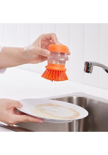 İkea Vıdeveckmal Deterjan Hazneli Fırça Turuncu