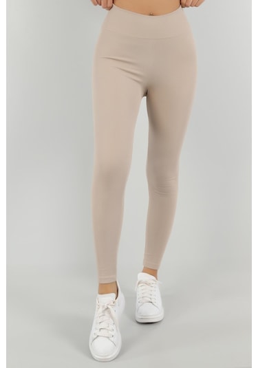 Kota Kadın Toparlayıcı Fitilli Yüksek Bel Kumaş Tayt 4117 001