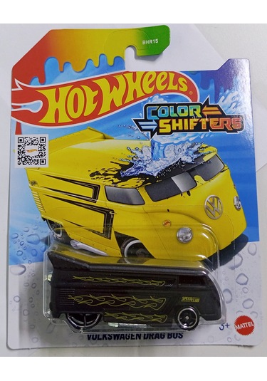 Bhr15 Hotwheels 1:64 Volkswagen Drag Bus Renk Değiştiren Arac Metal