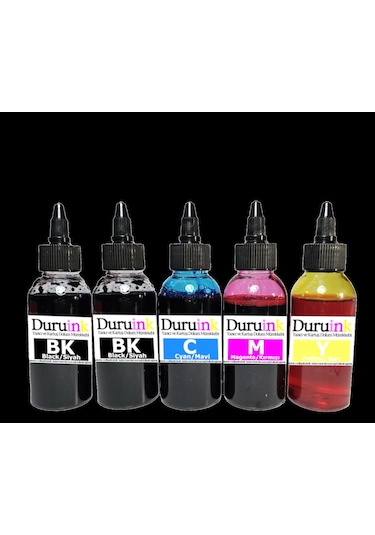 Duruınk Hp Deskjet 2800 2878 2876 653 Kartuş Dolum Seti 5 Li Set 5x100ml