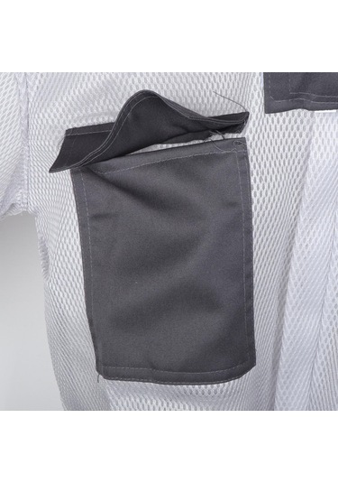 Suntek Profesyonel Arı Kıyafeti Gri Giyim Xxl-176-ila-185-cm