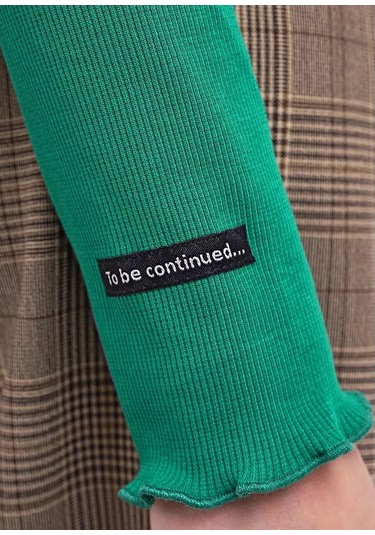 Clever Wear Çocuk Kısa Kazak 253394221 Yeşil