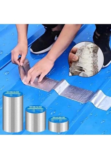 Pazly Alüminyum Folyo Bant Su Geçirmez Çatı/metal Tamir Bant 56850992, 1m-10m