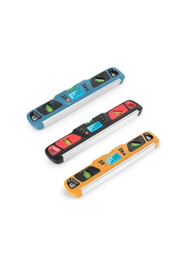 Tongxida Su Terazisi Hw-200, Dijital Seviye Ölçer, Açı Cetveli, Kırmızı