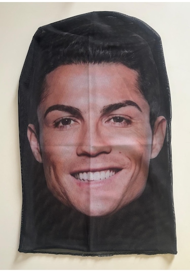 Cristiano Ronaldo 3 Boyutlu Nefes Alabilen Ünlü Maskesi