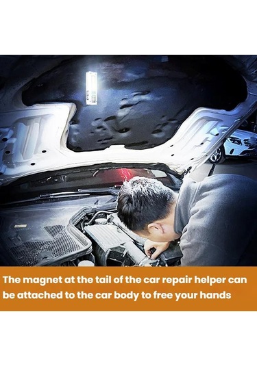 Sones E-smarter Std01 Cob Çalışma Lambası Güç Göstergeli Dış Mekan Acil Durum Onarım Lambası Mıknatıslı Led Mini El Feneri Beyaz