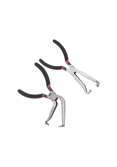 Aubyhe Elektrik Bağlantı Açma Pensi Seti - İki Parça Oto Tamir Aracı - Düz Ve 60 Dirsekli Uçlu - Yüksek Karbon Çelikten Yapıldı