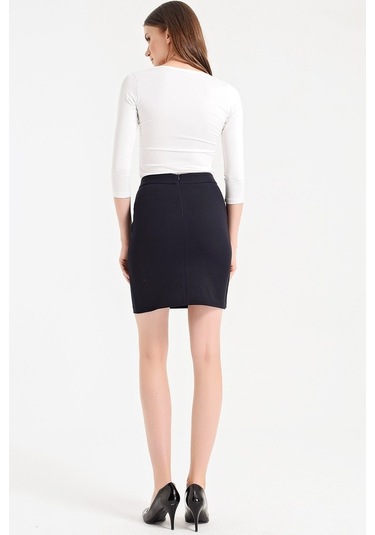 Yüksek Bel Anvelop Etek -