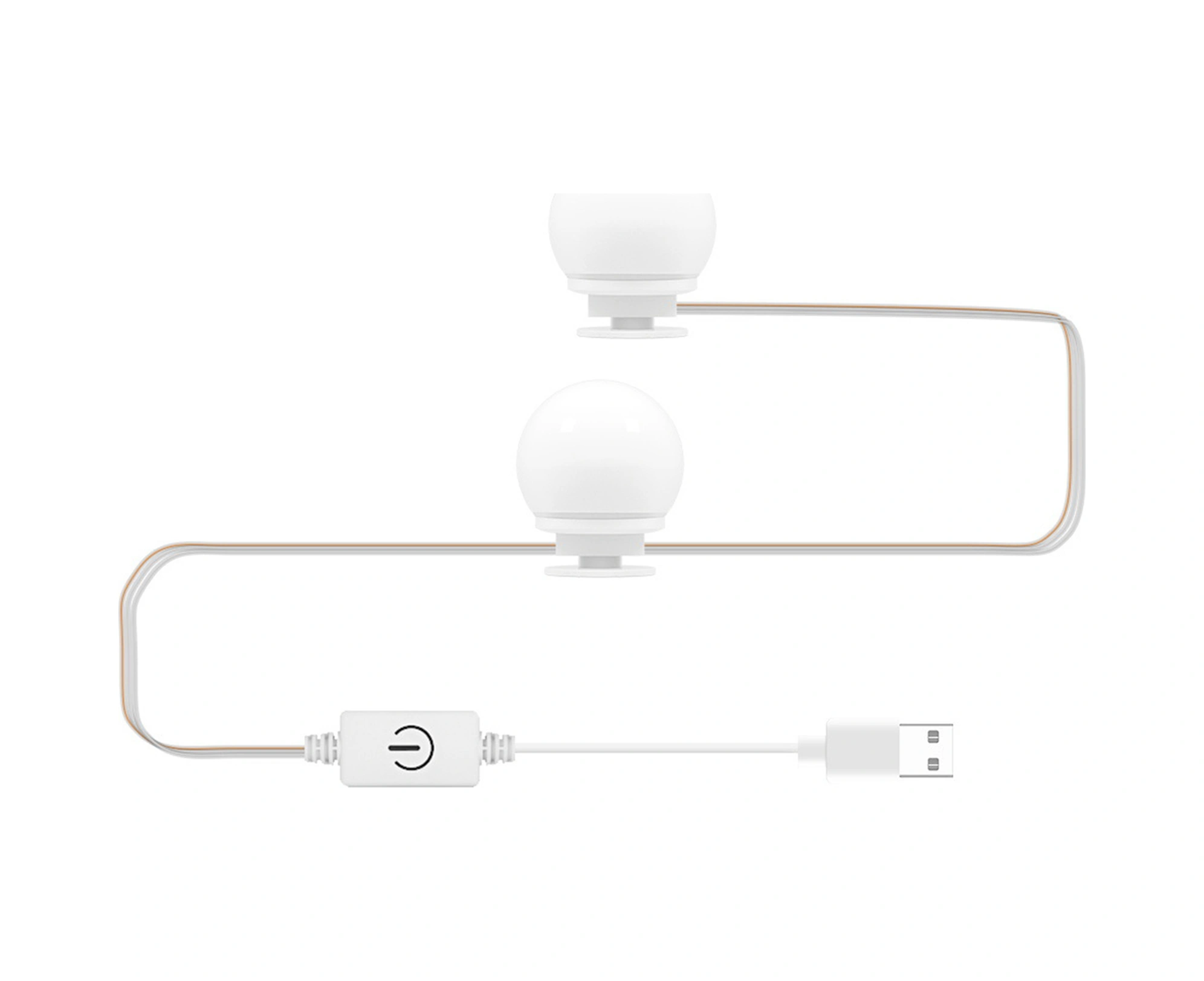 Fosenze 2lü Led Ayna Işığı - 3 Renk Tonu, Usb Dokunmatik, Sürekli Parlaklık Ayarlama, Makyaj Ve Dolap Işığı