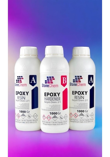 Ultra Şeffaf Epoksi Reçine 3 KG