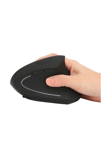 Dianziye Ergonomik Dikey Kablosuz Fare - 1600 Dpı Optik Takip Teknolojisi, 400mah Şarj Edilebilir Pil, 6 Tuşlu, Ev/ofis/oyun İçin Uygun
