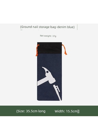 Novahub Kamp Çadırı Kurulum Kanvas Çantası - Küçük Boy Mavi Çanta Um44332-5 Yurt Dışından Mavi Mavi