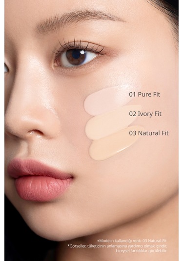 Perıpera Mood Fit Cover Cushion Spf50+ Pa++++ 02 Ivory Fit