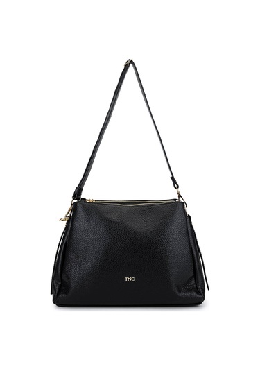 Tamer Tanca Kadın Suni Deri Siyah Floter Kol Çantası 1003 2033 Bn Cnt Sk25-26 Sıyah Fltr Siyah