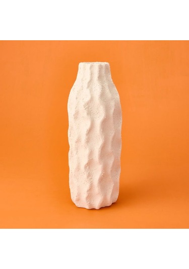 Evidea Deco Almeria Vazo - Bej - 35,5 Cm Bej