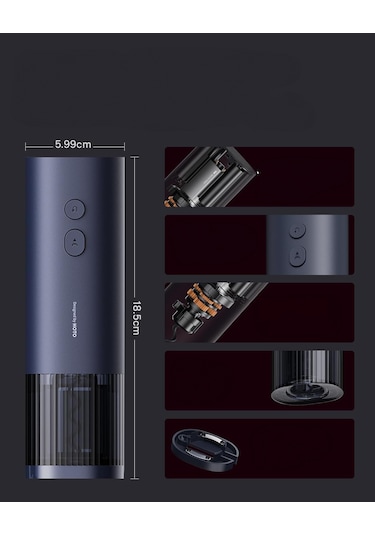 Hoto Elektrikli Şarap Açacağı Qwkpq001 Siyah