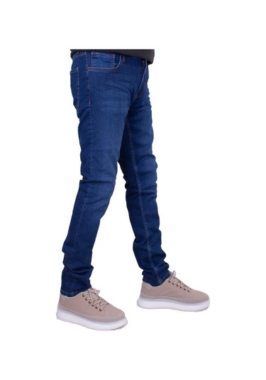Twister Panama 745 Mavi Düşük Bel Dar Paça Erkek Jeans Pantolon 001