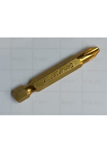 Master Bits Uç Titanyum Mıknatıslı Ph 2 X 50 Mm Demir Vid.için