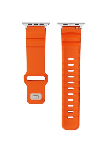 Apple Uyumlu Watch  Ultra Kordon Seri 1/2/3/4/5 49mm Kd-143 Silikon Kordon