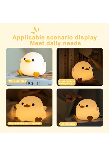 Pkkp Çocuklar İçin Gece Lambası, Dodo Duck Kawaii Gece Lambası,