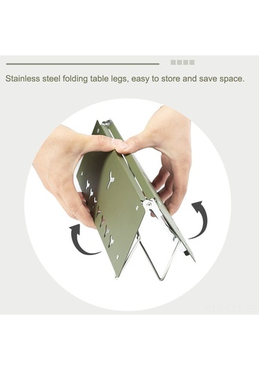 Youtek Siyah Alüminyum Çadır Masası - 15kg Yük Kapasitesi, Hızlı Açılabilir, Taşınabilir Çanta İçeren Kamp Masağı Siyah