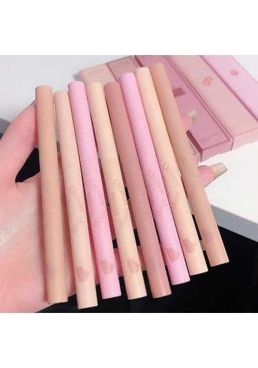 Süt Mat Pürüzsüz 3D Dudak Kalemi 06