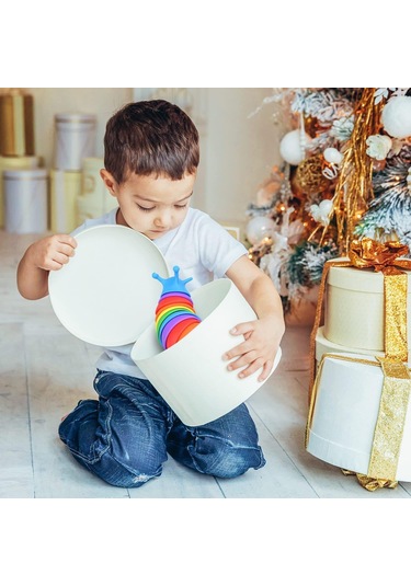 18.5cm Tırtıl Sallanan Oyuncak --- Gökkuşağı Tırtıl