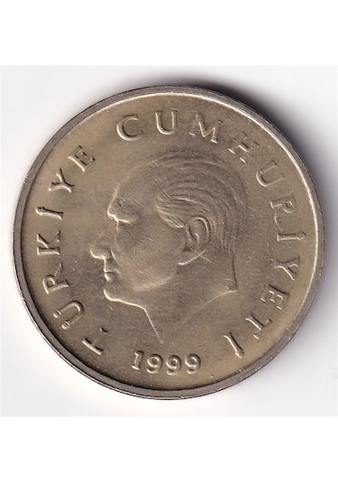 50.000 Lira 1999 Çil Eski Madeni Para