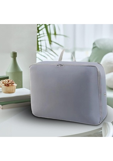 Trendooze Yüksek Kapasite Saklama Çantası, Bagaj Düzenleyici Giyim İç Koyu Gri Koyu Gri