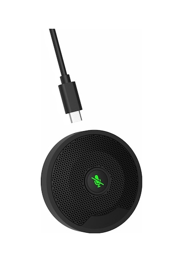 Primepickings Usb 2.0 Tak & Çalıştır 360 Derece 3 Metre Mesafeli Taşınabilir Mikrofon, Ofis Toplantı, Online Ders, Yayın İçin Çok Y