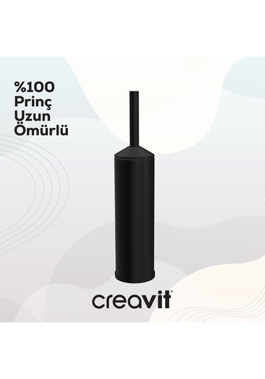 Creavit BR20228-S Royale Tuvalet Fırçalığı Mat Siyah