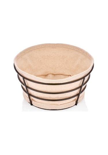 Narin Siyah Telli Yuvarlak Ekmeklik A60042 1 Adet Siyah