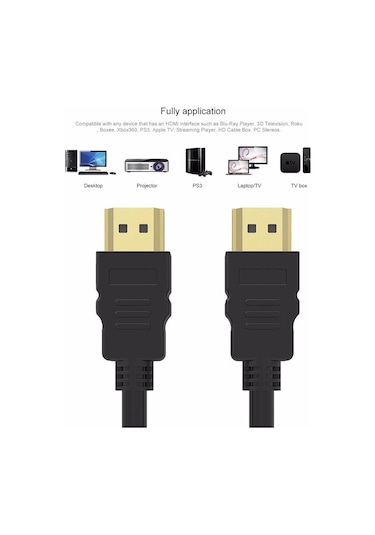 Ancheyn HDMI 1.4b TV LCD Monitör Laptop Erkek Bağlantı Kablosu1.5